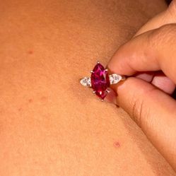 Moissanite 925 Sterling Silver Ring 