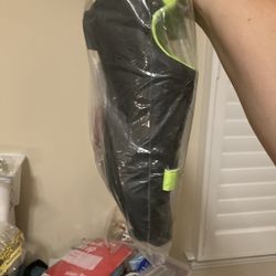 Green And Black Bike Shoes