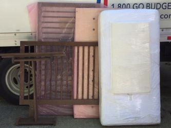 Crib and mattress
