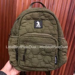 Disney Parks Disneyland Resort Mickey Icon Mini Backpack green