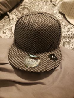 Black and gray Jordan cap