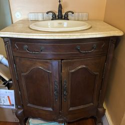 Bathroom Vanity W Faucet 