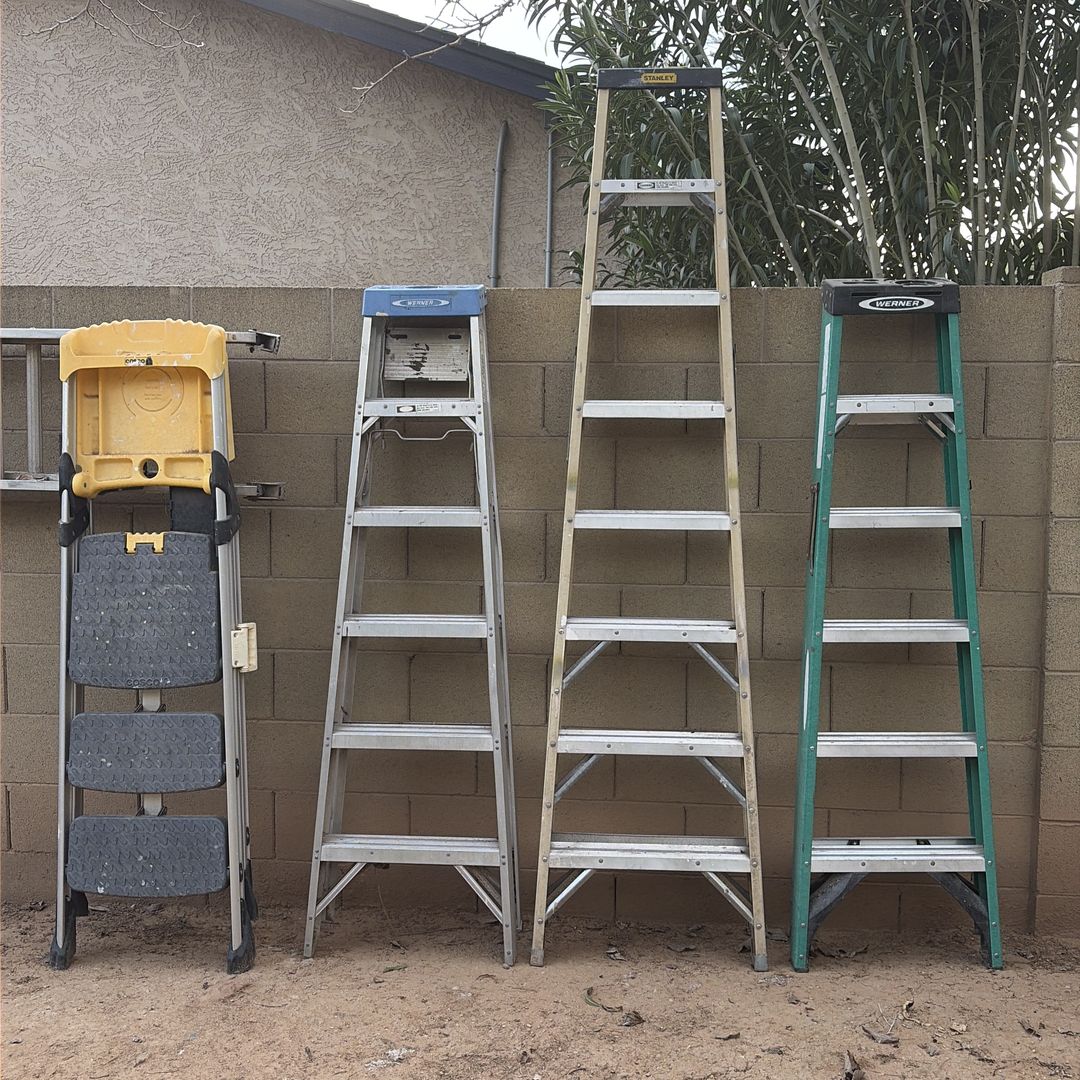 $10 And Up To $60 Ladder step ladders Stanley, Werner Cosco 6ft 8ft ...