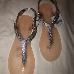 Sandals with rhinestones/summer sandals
