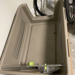 Large Dog Crate With All Parts - $25