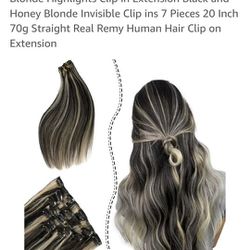 Human Hair Extensions 20in