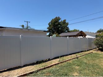 Vinyl fence