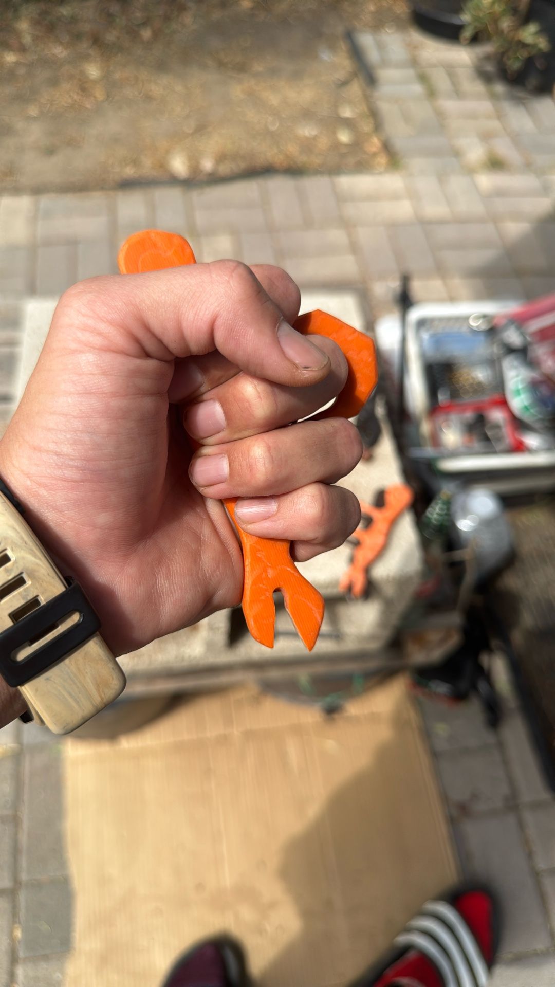 G10 EDC Keychain Bottle Opener Multitool👽Alien Knuck
