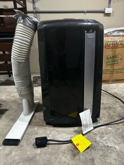 DeLonghi Pinguino Portable Window AC Unit with Hose/Window Parts