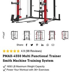 Smith Machine With Cable Training System 