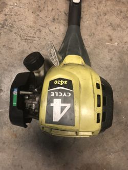 Ryobi s430 trimmer weed whacker with pole saw extend attachment