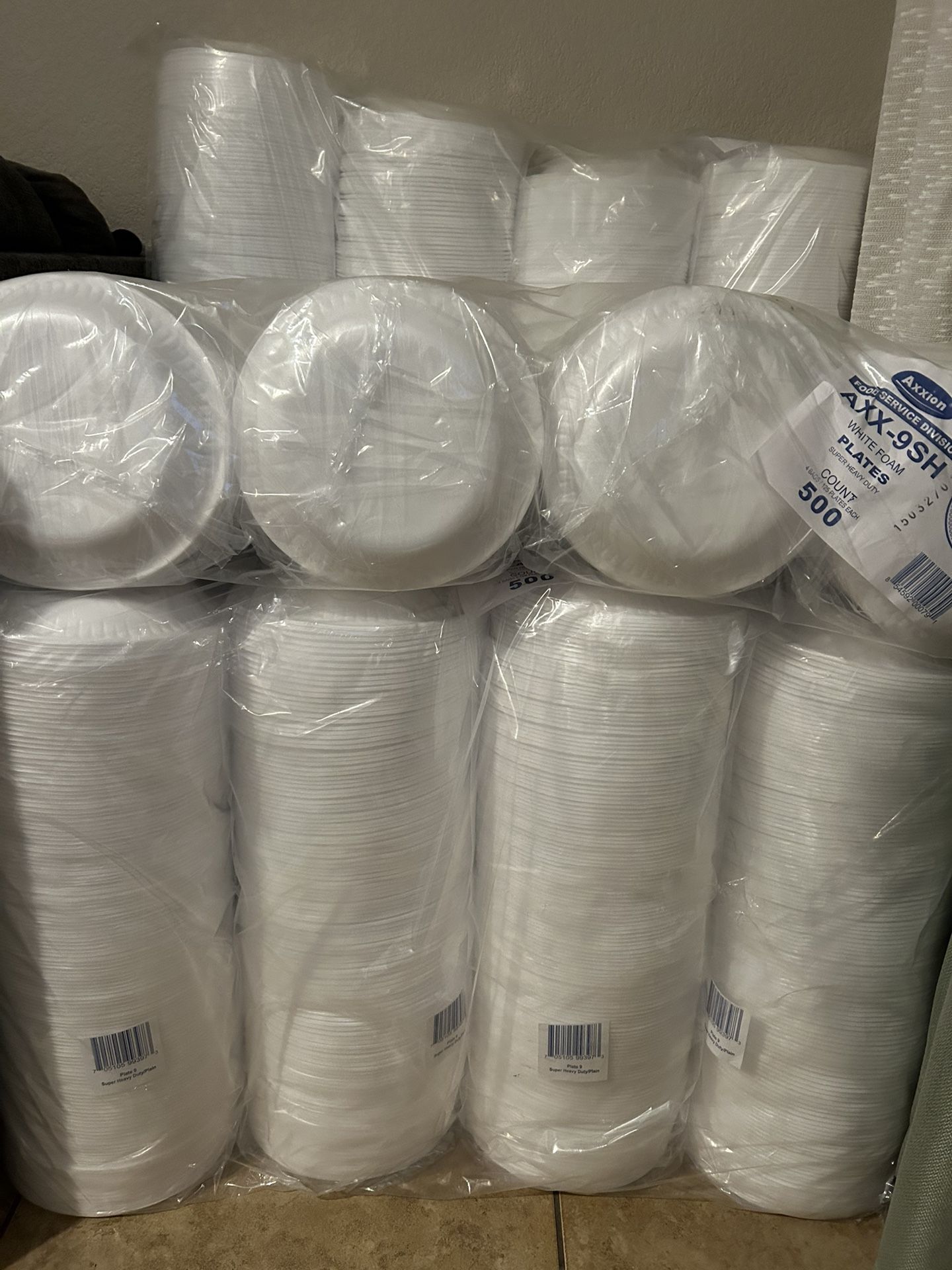 9in Foam Plates 
