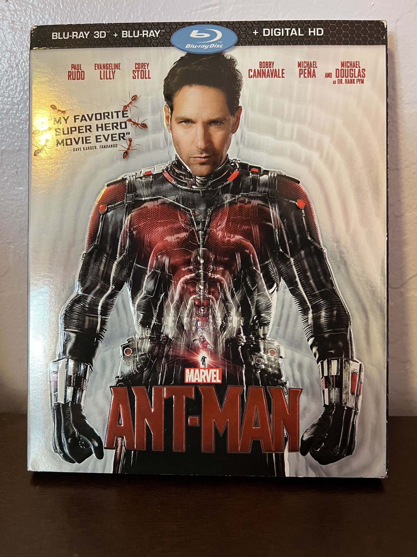 ANT MAN Blu-Ray 3-D
