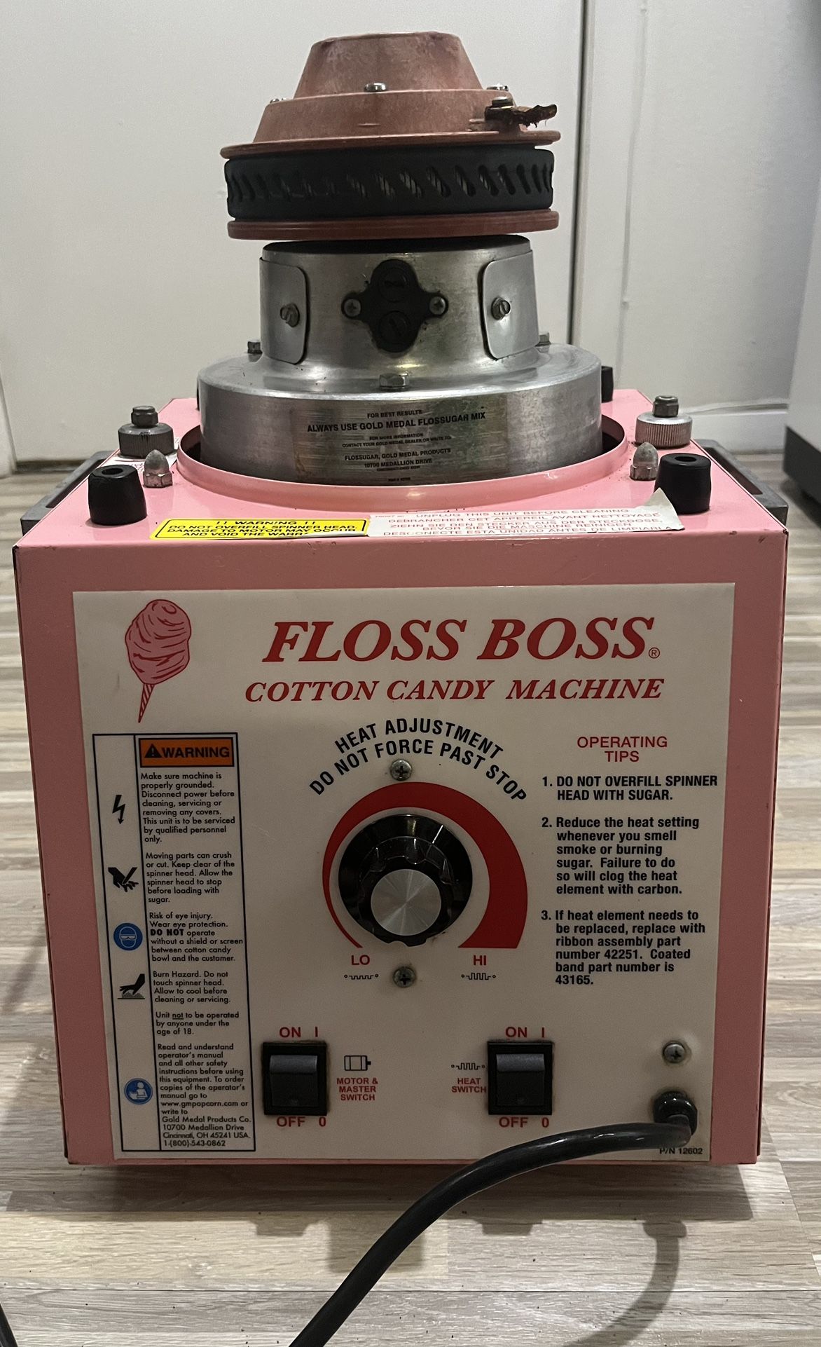 Gold medal Cotton Candy Machine