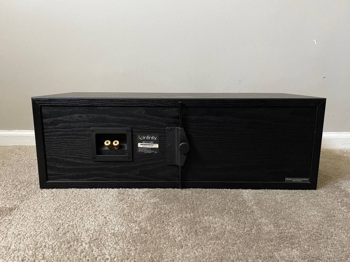 Infinity Beta C360 Home Theater Surround Center Channel Speaker for