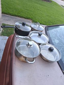 Pots and pans $2 each