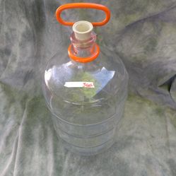 Carboy 3 Gallon Italian Glass Handle, Stopper