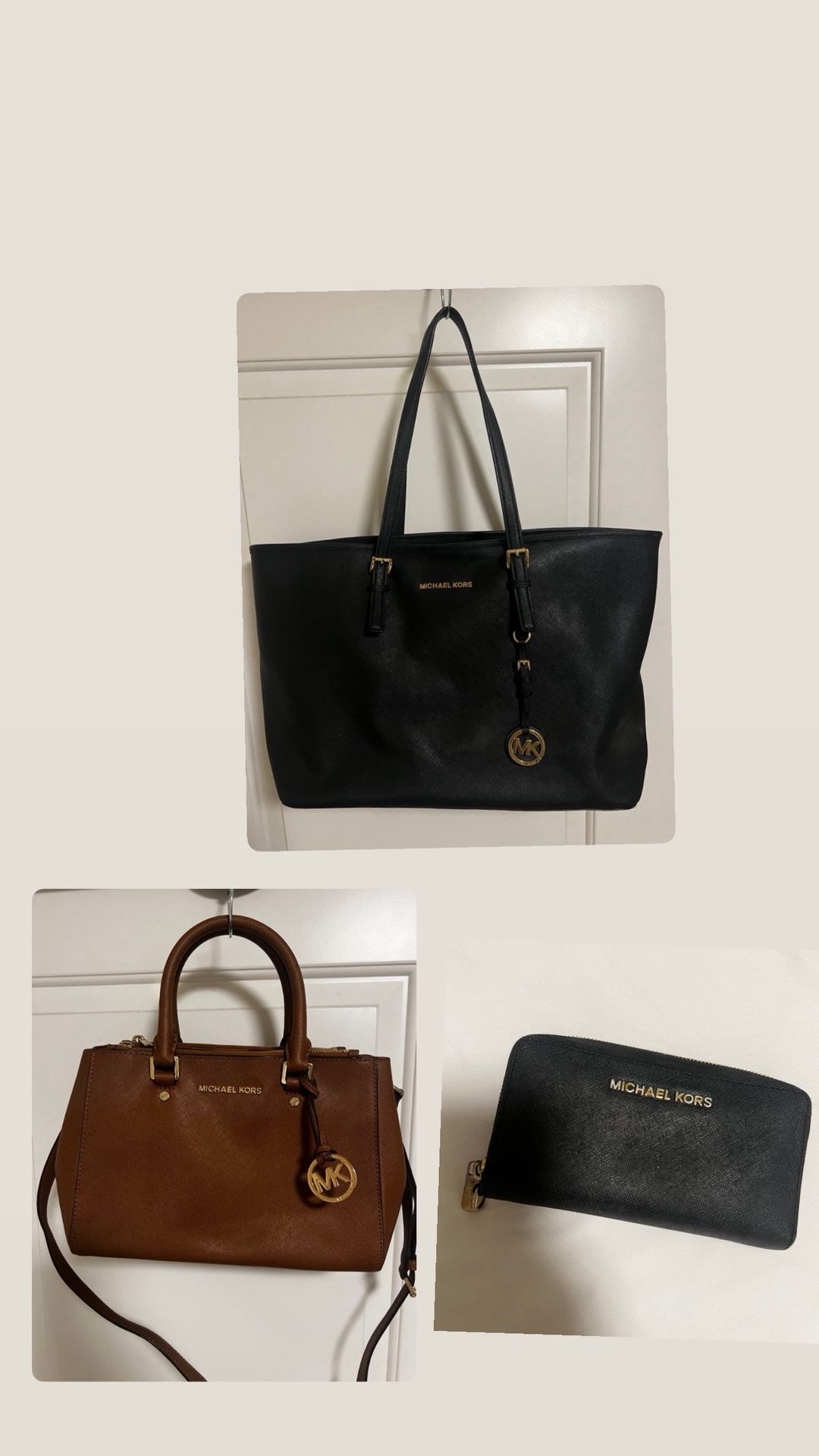 Michale Kors Totes And Wallet