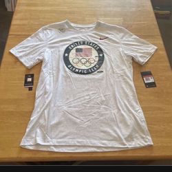 New Nike Team USA Shirt US Olympics White Men’s L Large