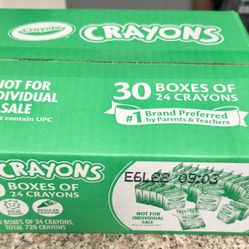 30pk Crayons 