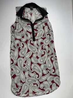 Ann Taylor Sleeveless Paisley Print Tunic Dress Size S