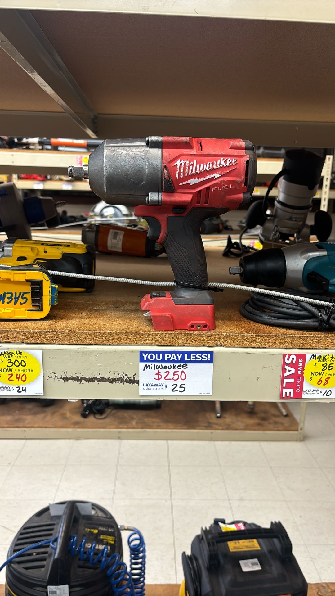 Impact Wrench With Battery