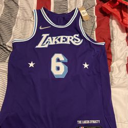 Lakers Lebron James City Edition Jersey 