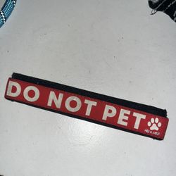 Do Not Pet Leash Wrap 