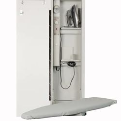 ron-A-Way Built-In Ironing Center with 42 Inch Swiveling Ironing Board, Electrical System, Hot Iron Storage