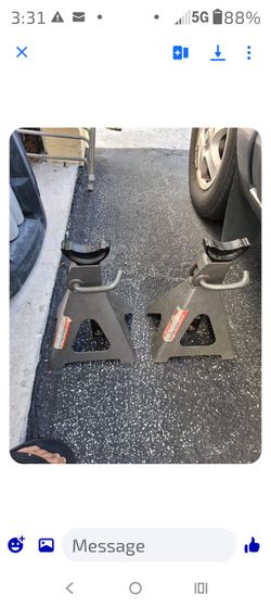 Pittsburgh Steel Jack Stands Pair