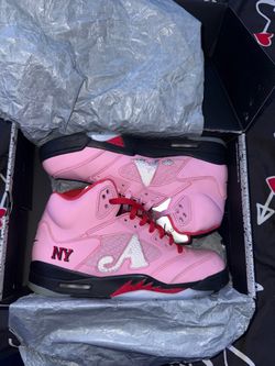 Size 12 Pink Jordan 5 Awake