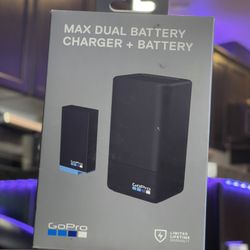 GoPro Hero Max Battery &  Dual Cahrger  Brand New 