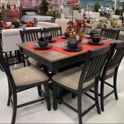 Tyler Creek Black/Grayish Brown Dining Table And 4 Chairs
Ashley Furniture$10 Down Payment And Financing Available