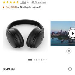 Bose Quiet Comfort Headphones Great Condrion Comes With Case And Charger 