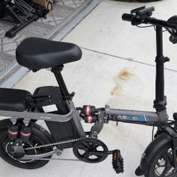 Foldable Electric Bike with Dual Seat – Never Used