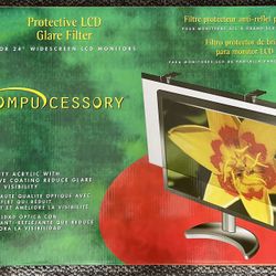 Protective LCD Glare Filter 24” LCD Monitors