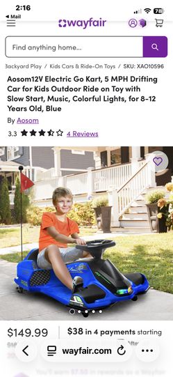 New Aosom Drift Cart