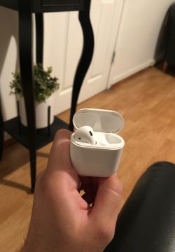 First gen AirPods only left and charging case.