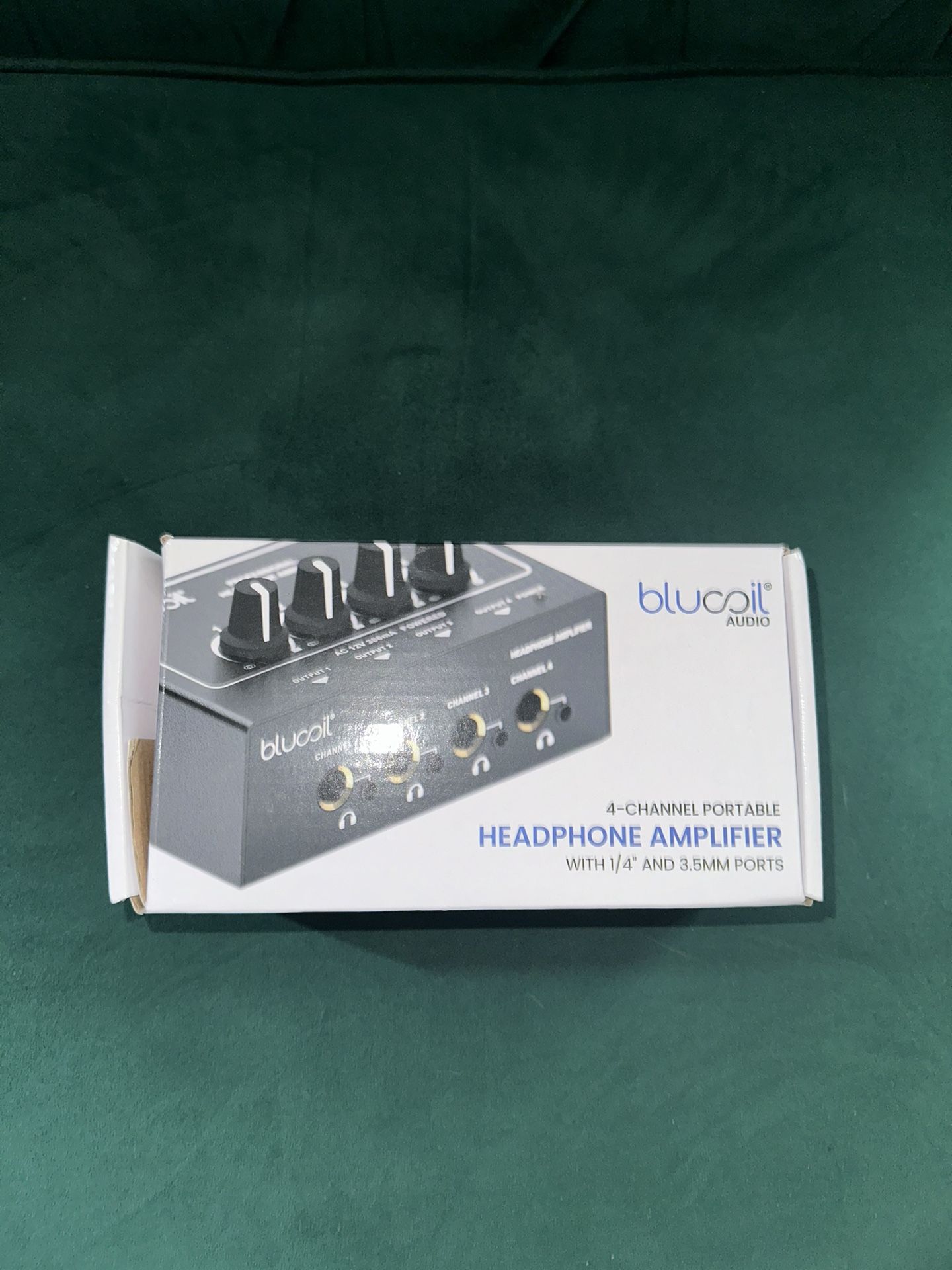 blucoil audio - 4 channel portable headphone amplifier