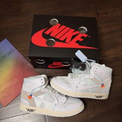 Jordan 1 Retro High Virgil Abloh Archive Alaska 10 Men’s NEW V.A.A 