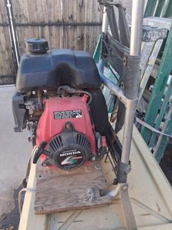 Honda gas powered backpack, pump.
