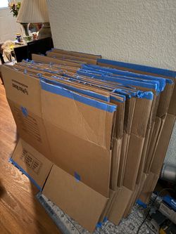 Gently used moving boxes for sale---one dollar per box