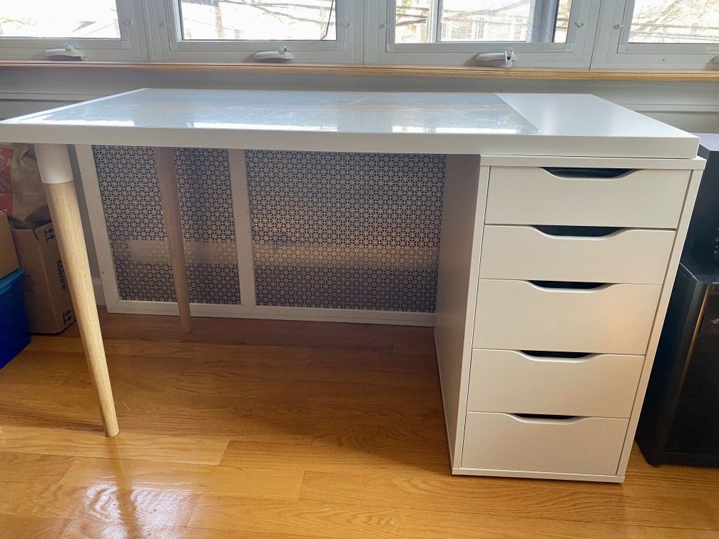 IKEA Linnmon / Alex Desk And Drawer