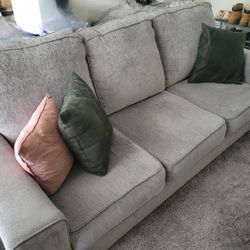 81' Grey Sofa