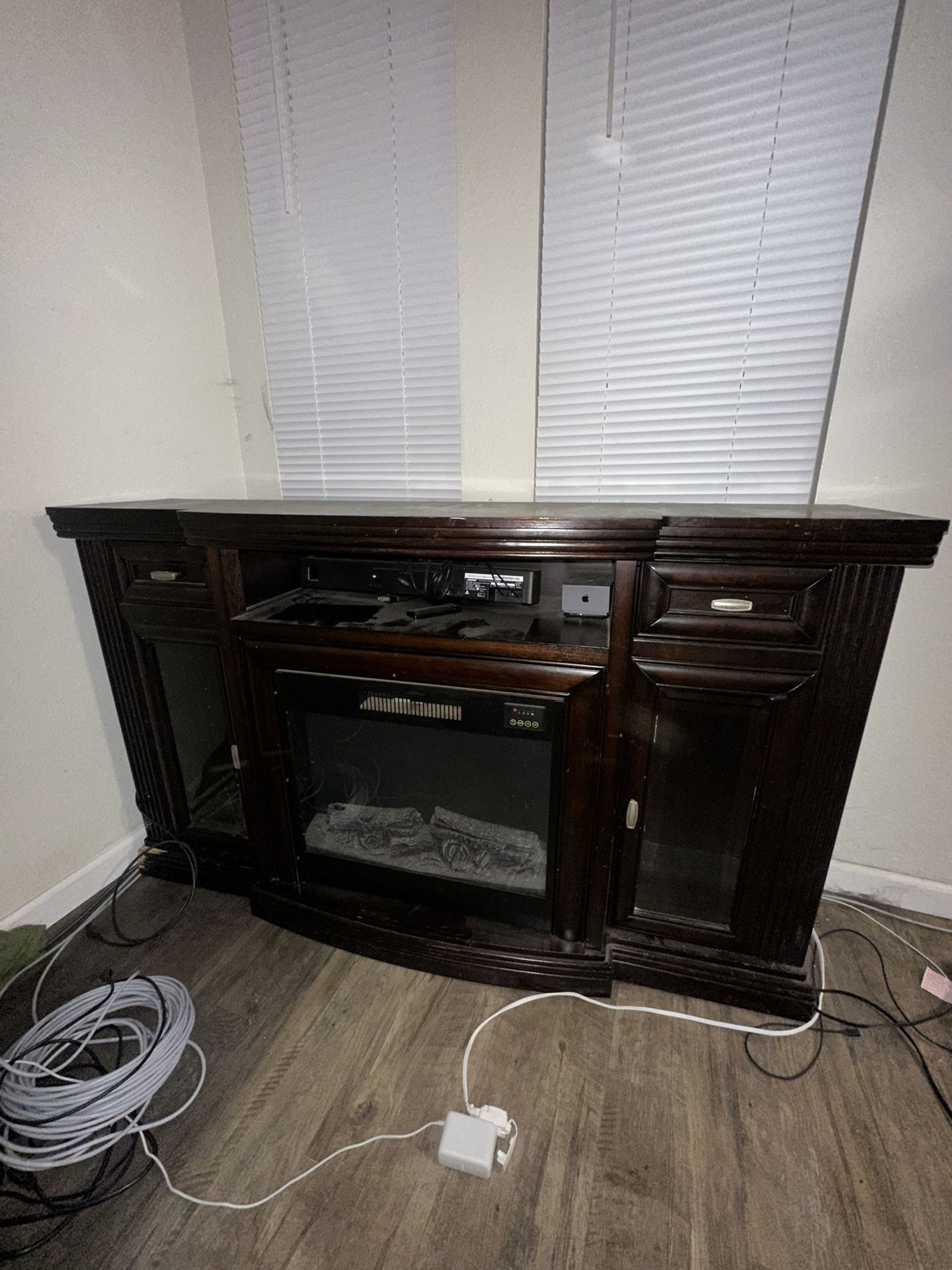 Electric Fire place Table 