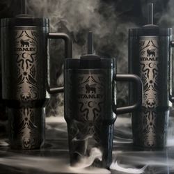 Stanley Halloween Quencher H2.0 FlowState Tumbler’s| 40oz, 30 oz, and 20 oz Deadly Damask 