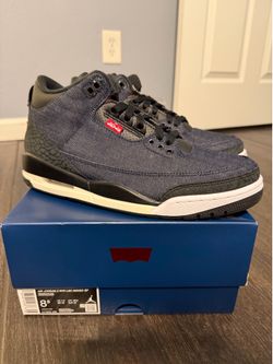 Nike Air Jordan Retro 3 Levi’s Indigo size 8.5