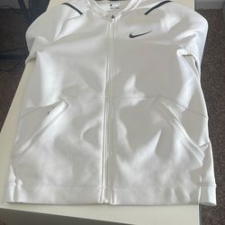 Nike Pro Men’s Training Jacket Sri-Fit Off- White Cream Small (BV(contact info removed))