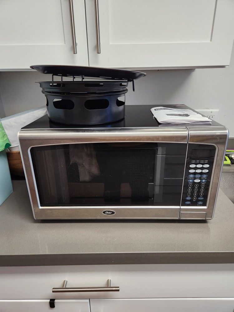 Oster 1.2 Cu Feet 3 In 1 Microwave.