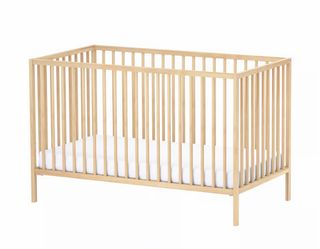 Ikea SNIGLAR Crib, beech, 27 1/2x52 "